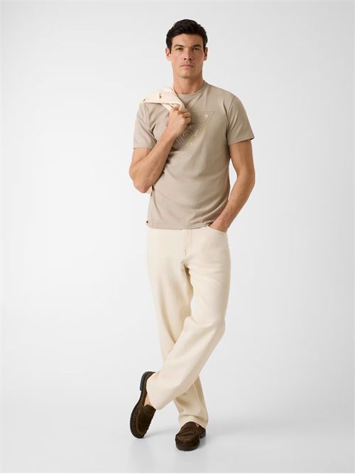 T-shirt con logo triangolare GUESS | M6GI11K2992/G1CA